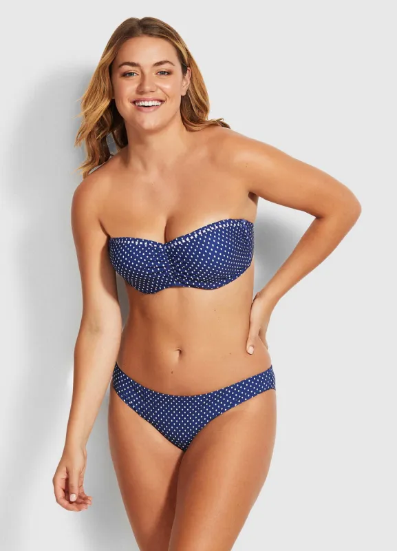 Beach Belle Hipster Bikini Pants - Blue Opal sold by Seafolly