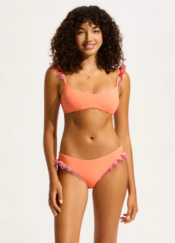 Lucia Hipster Bikini Bottom  - Melon sold by Seafolly