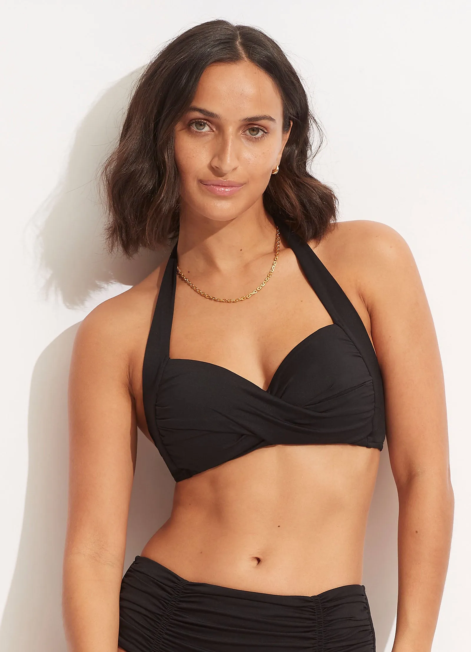 Seafolly Collective Twist Soft Cup Halter - Black sold by Seafolly product image thumbnail 2