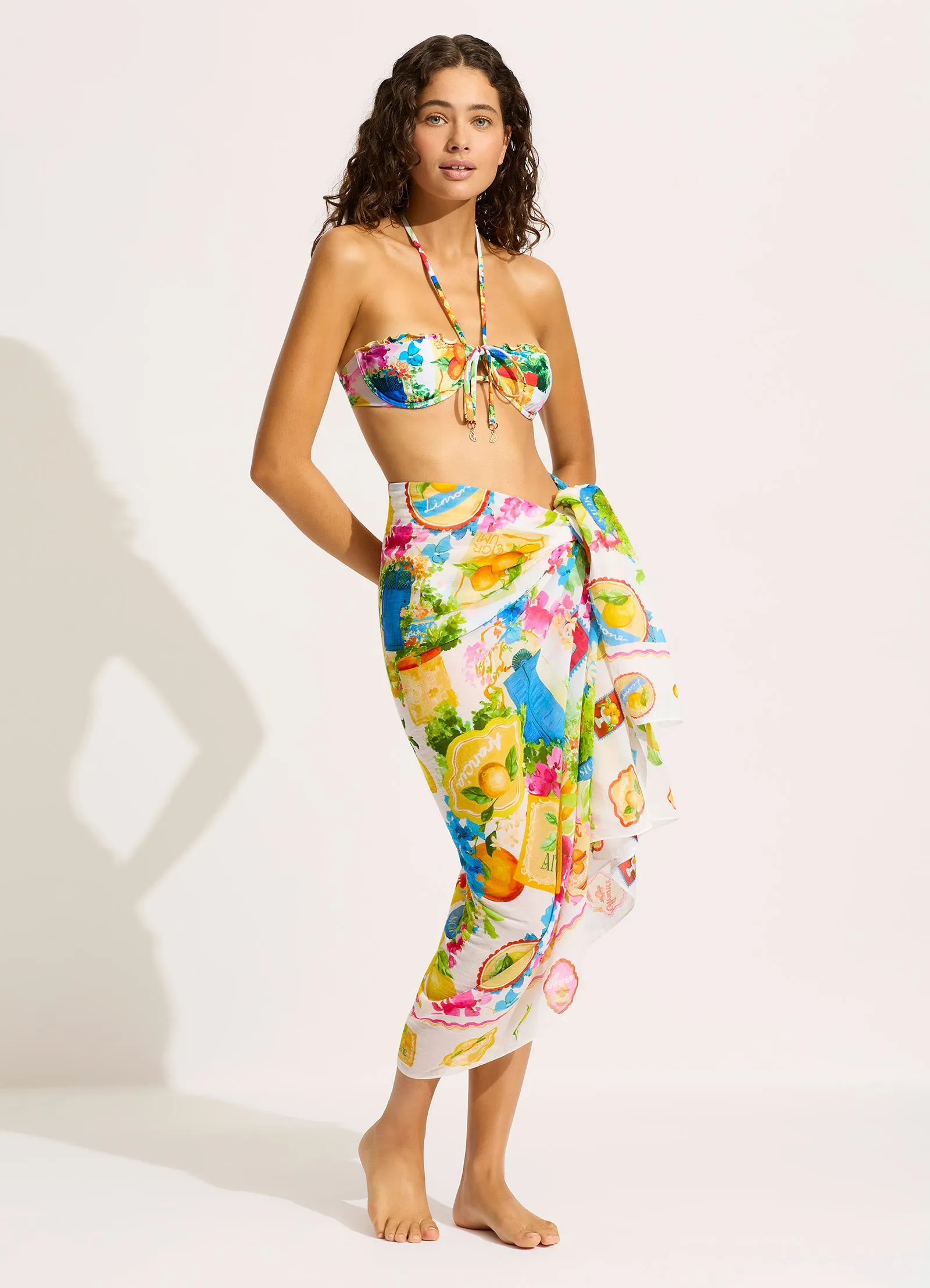 Ciao Bella Ciao Bella Sarong - White sold by Seafolly product image thumbnail 2