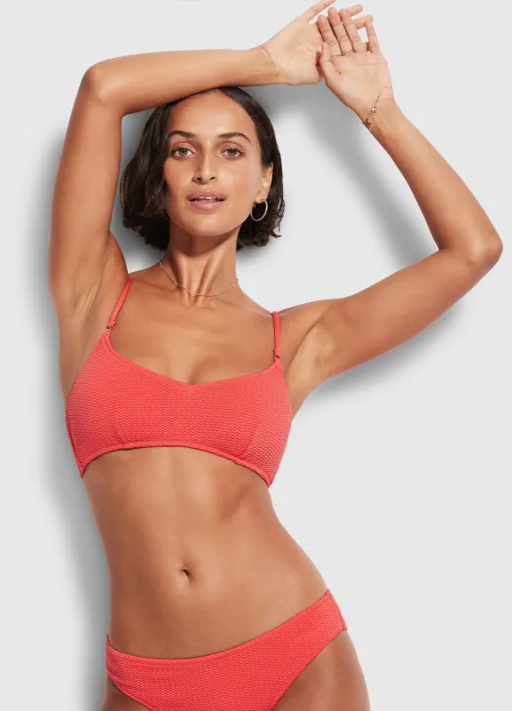 Sea Dive Bralette - Fiesta Coral sold by Seafolly