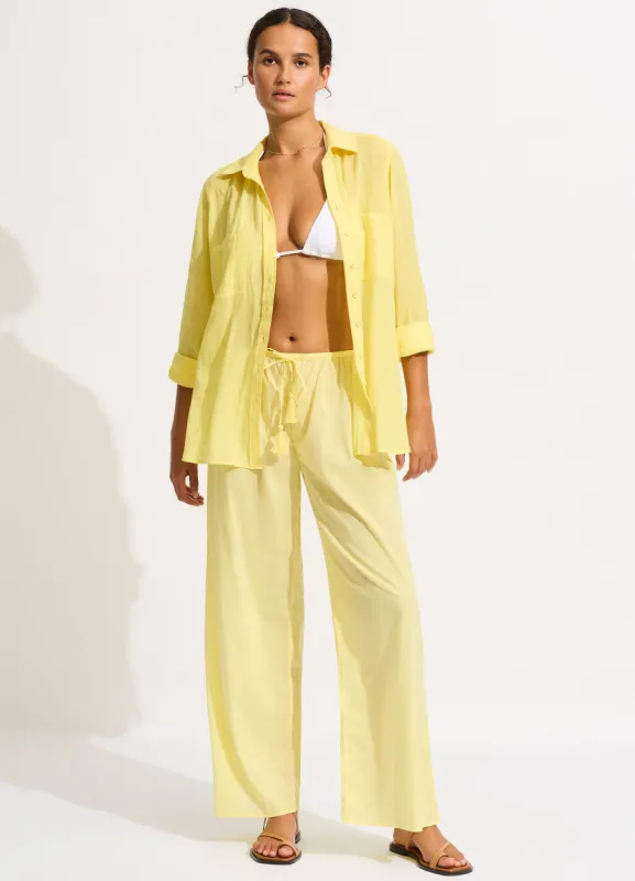 Breeze Beach Shirt - Lime Light sold by Seafolly