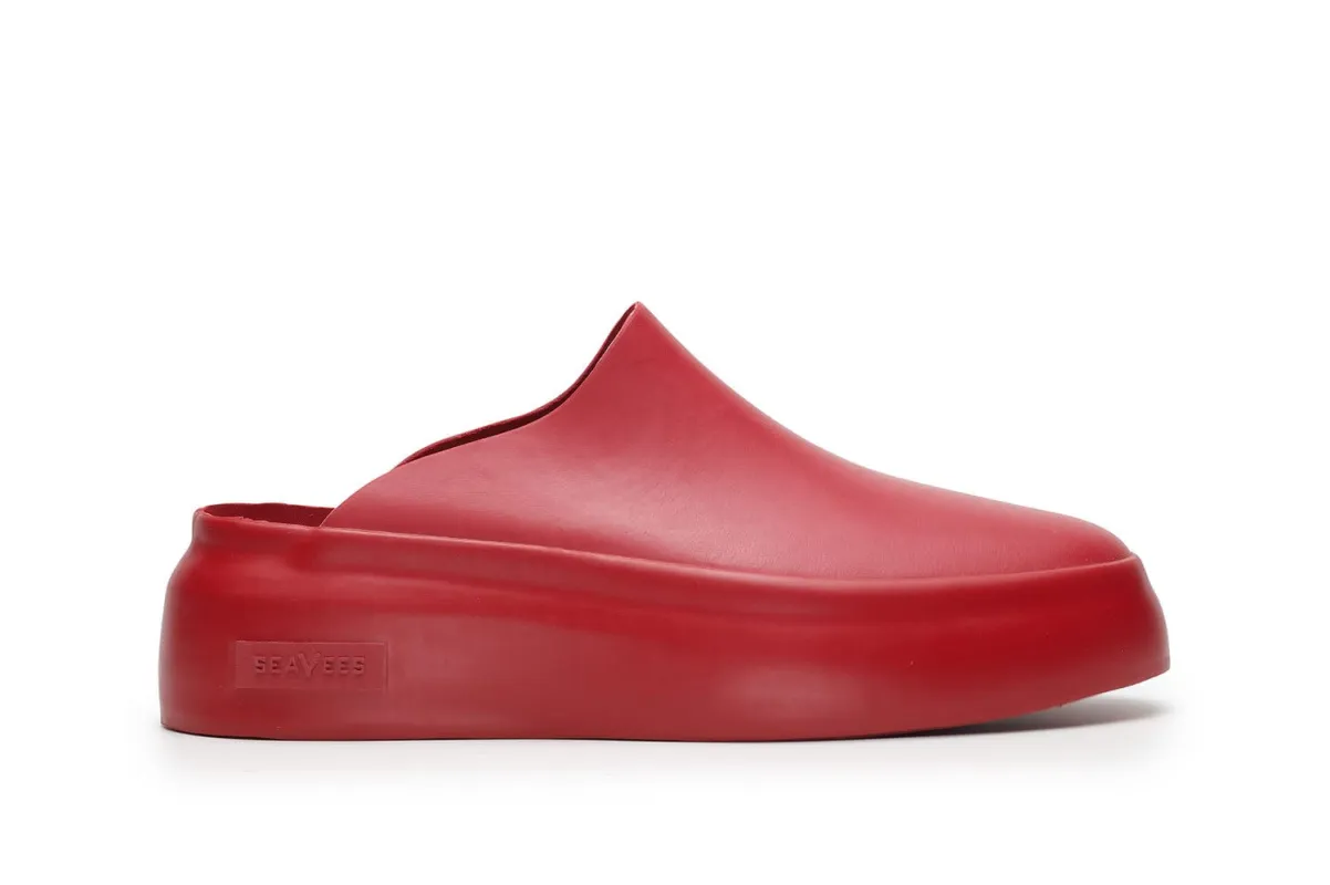 Womens - Marin Mule - Crimson sold by SeaVees
