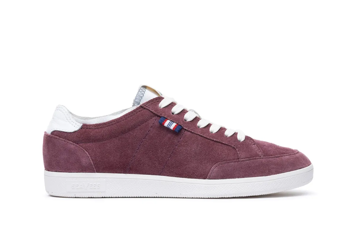 Womens - Clipper Sneaker - Plum sold by SeaVees