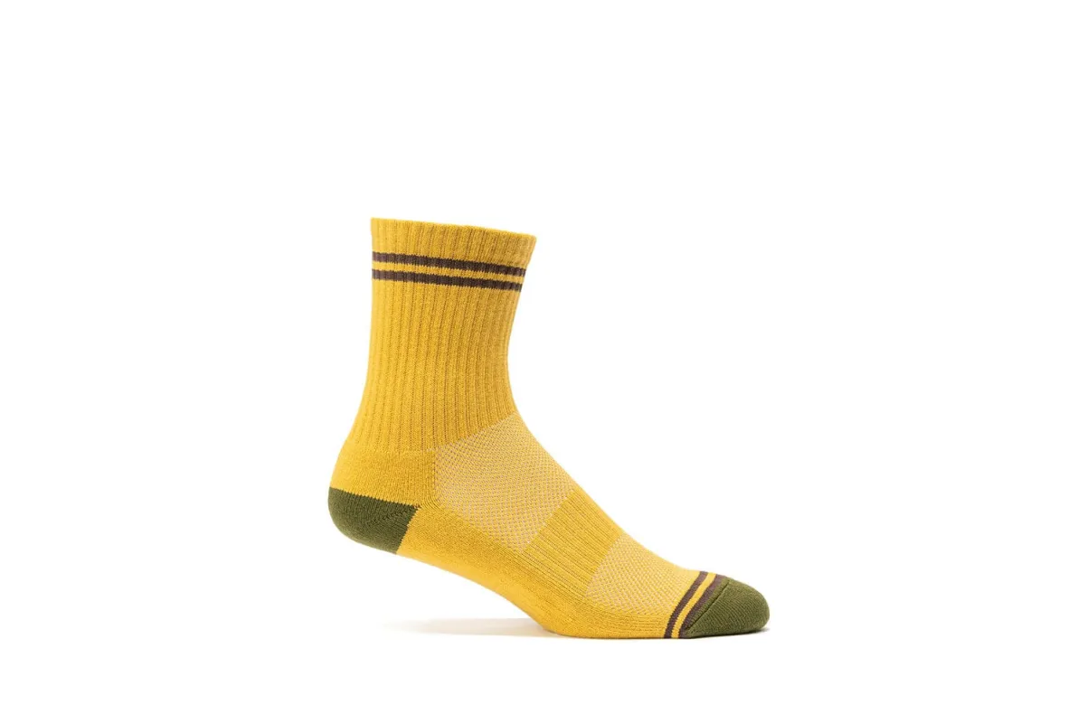Unisex - Campus Crew Sock - Mustard made by SeaVees