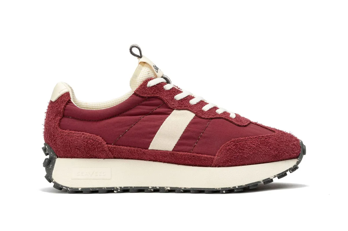 Mens - Acorn Trainer - Bordeaux sold by SeaVees