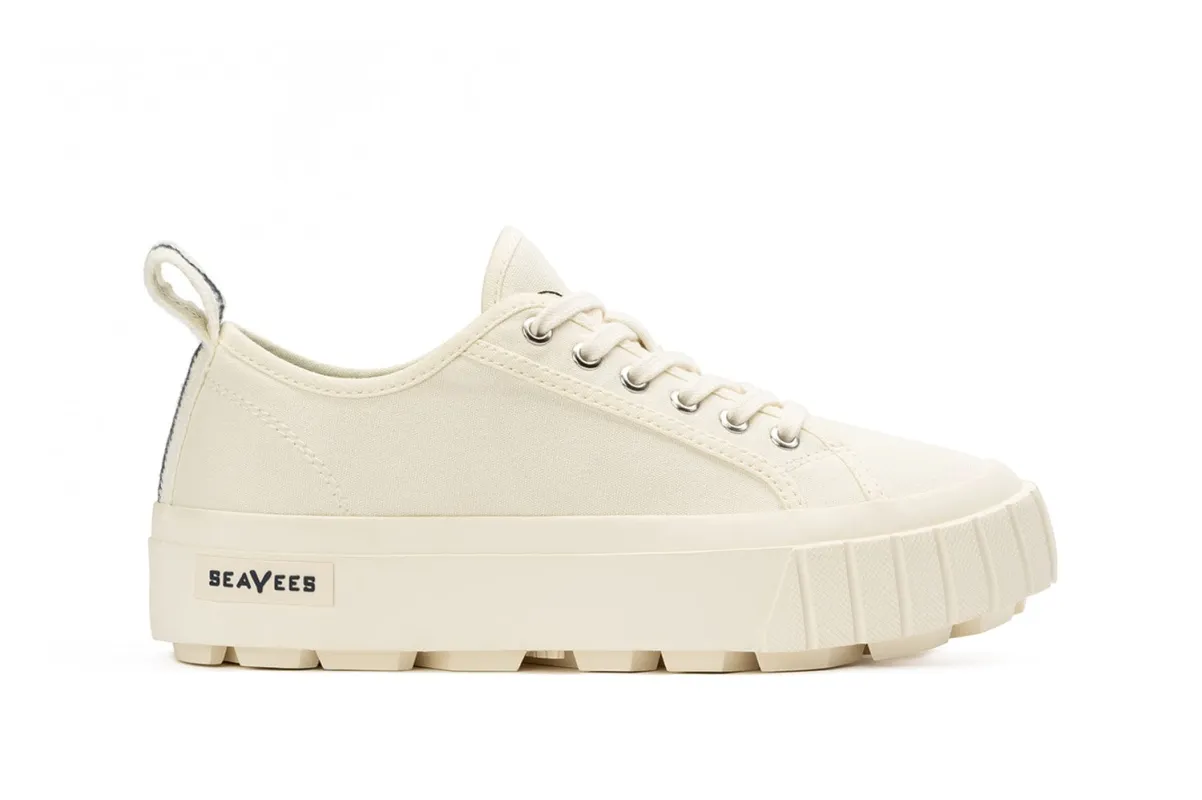 Womens - Melrose Lug Platform - White sold by SeaVees