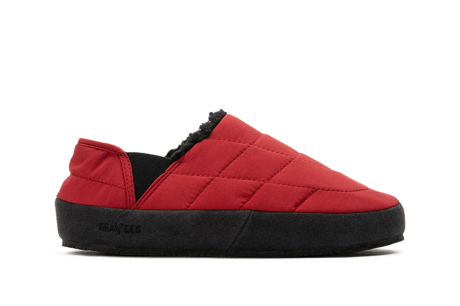 Womens - Après Puff Slip On - Redwood sold by SeaVees