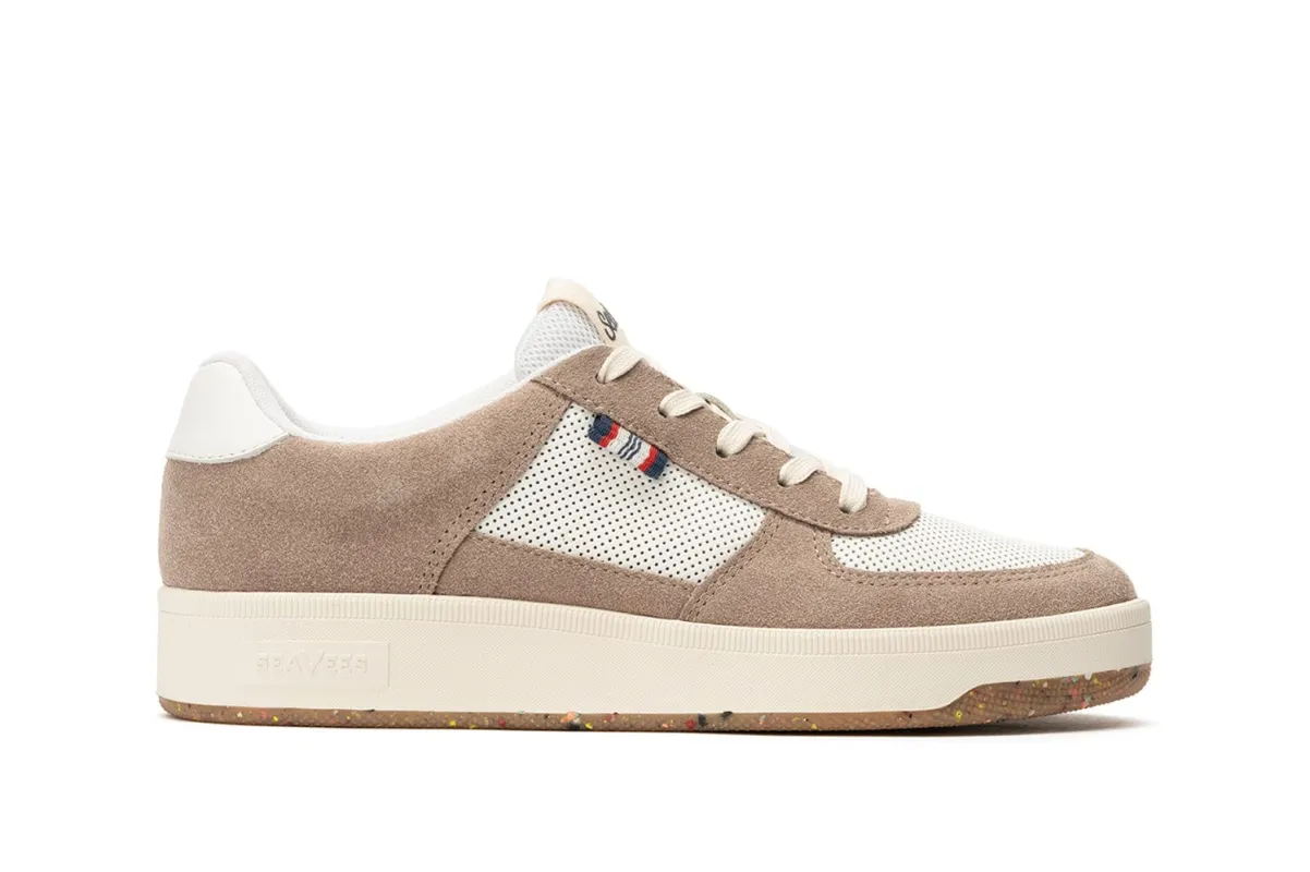 Womens - Cardinal Sneaker - Latte made by SeaVees