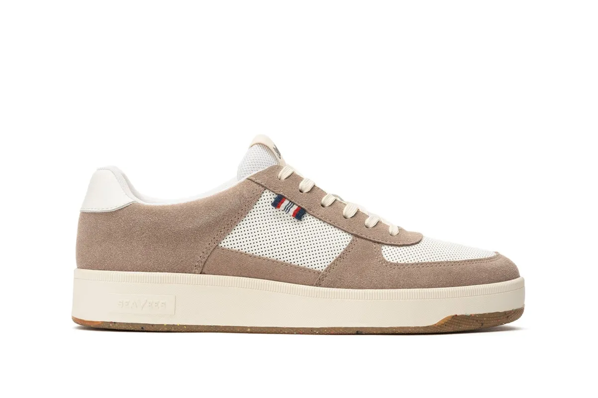 Mens - Cardinal Sneaker - Latte made by SeaVees