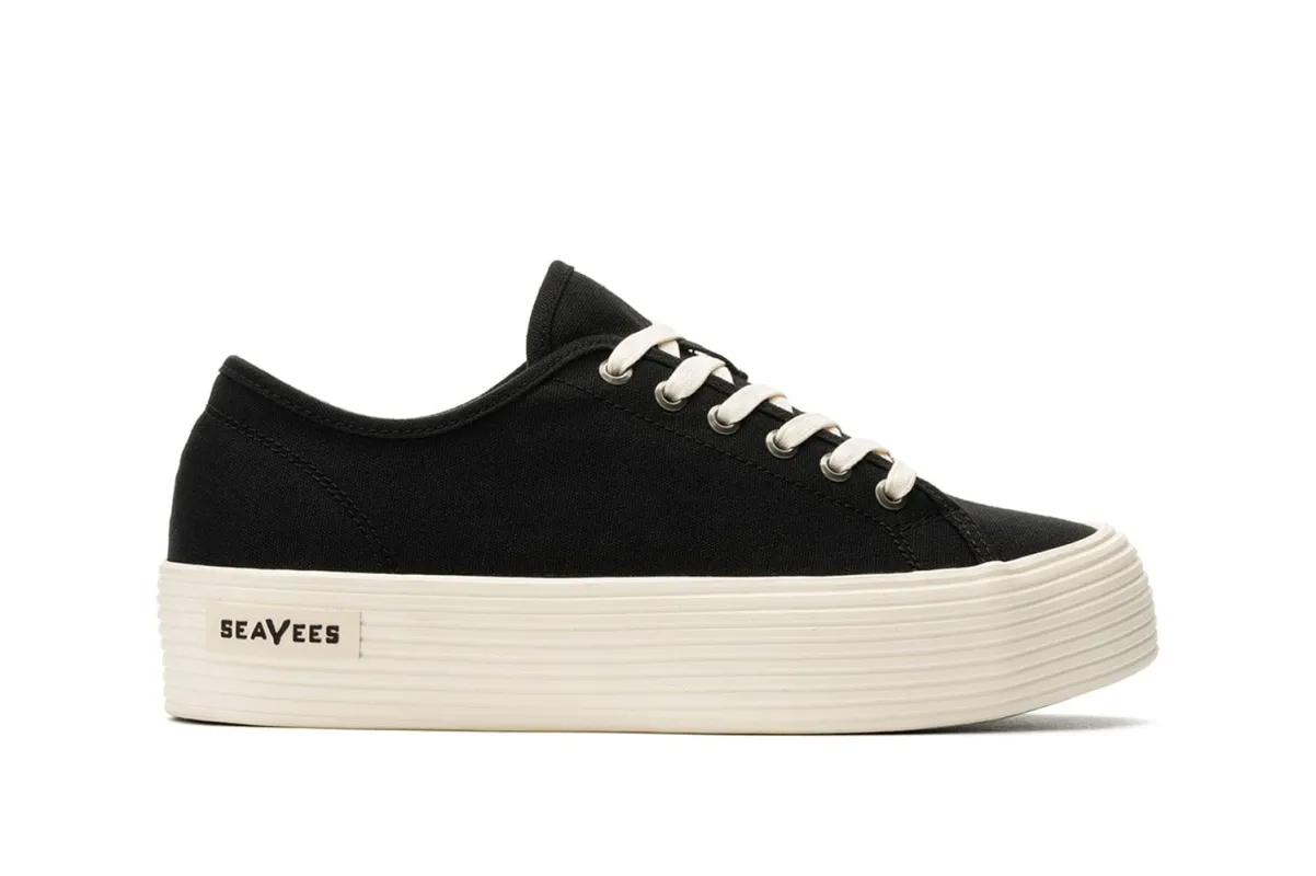 Womens - Monterey Sneaker Platform - Black sold by SeaVees