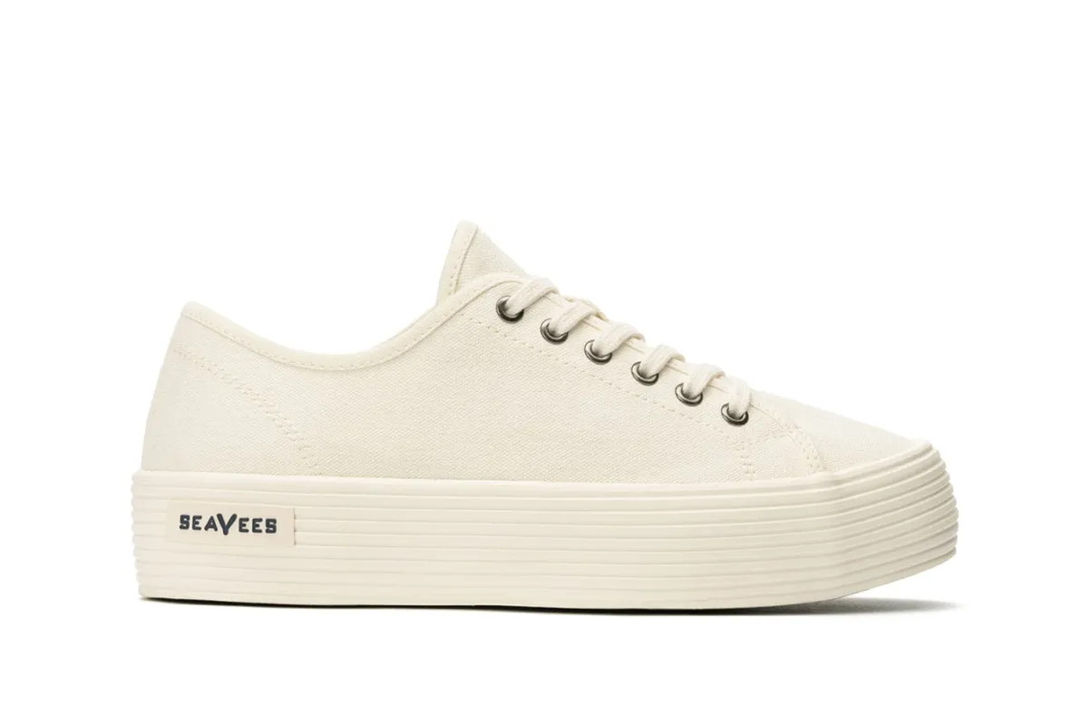 Womens - Monterey Sneaker Platform - Bleach sold by SeaVees
