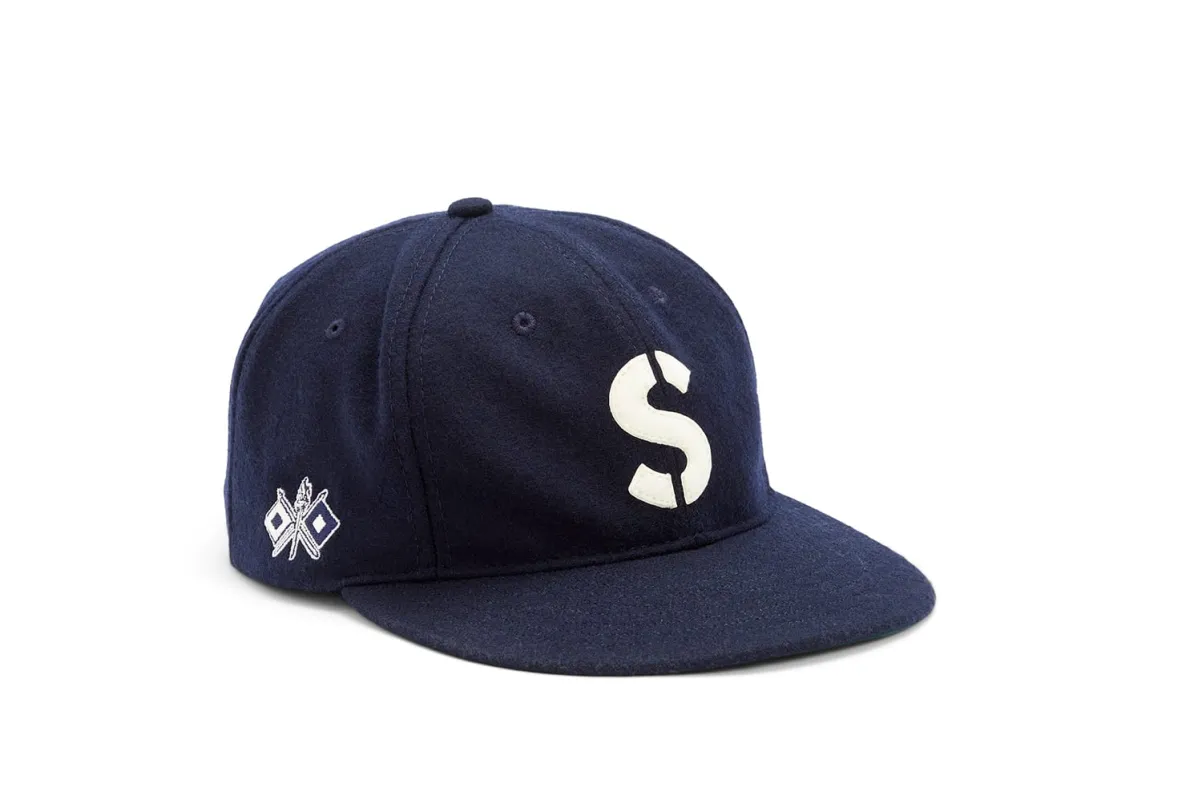 SeaVees X Ebbets Field - “Landing” Wool Ballcap made by SeaVees
