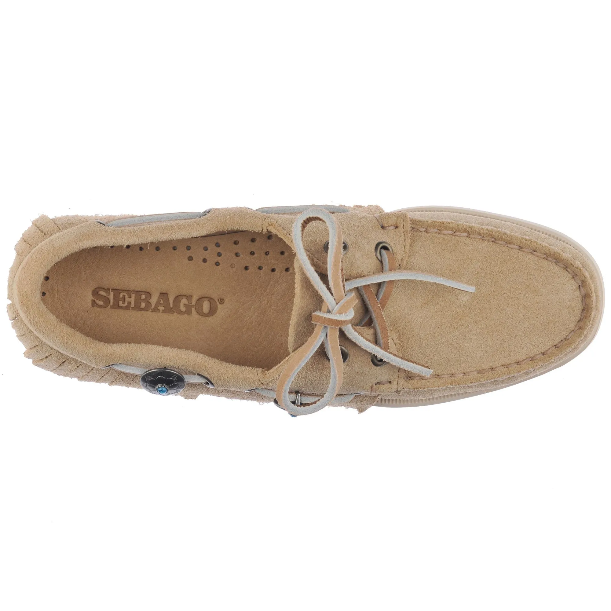 PORTLAND FRINGES WOMAN - Docksides - Mocassin - Woman - BEIGE CAMEL sold by Sebago product image thumbnail 4