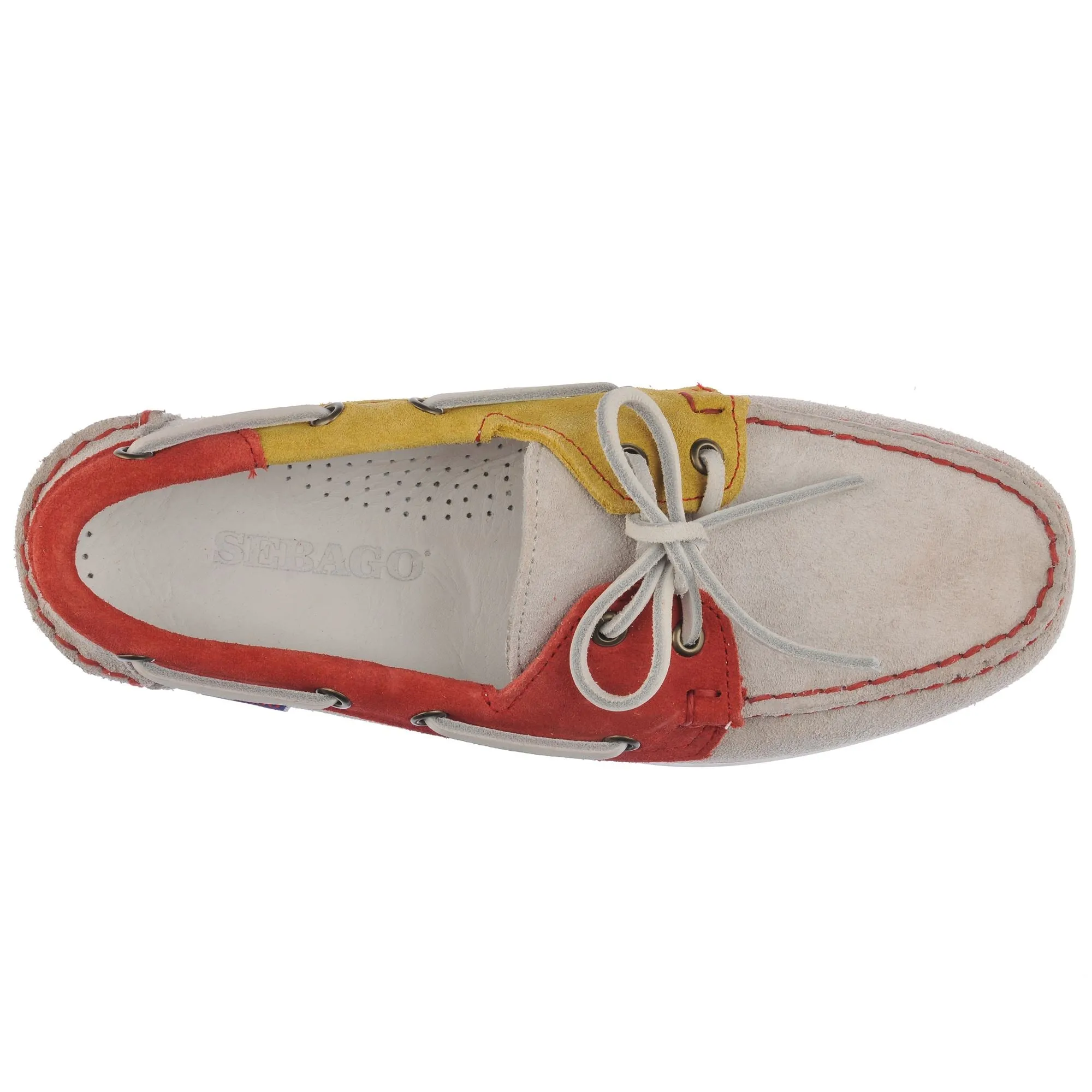 PORTLAND JIB FLAGS - Docksides - Mocassin - Man - OFFWHITE-RED-YELLOW sold by Sebago product image thumbnail 4