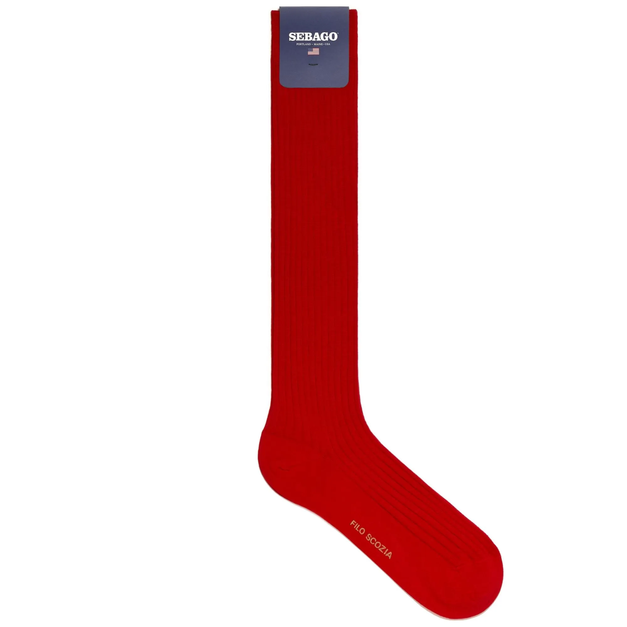 CARTHAGE 321 - Socks - Knee High Sock - Man - RED sold by Sebago