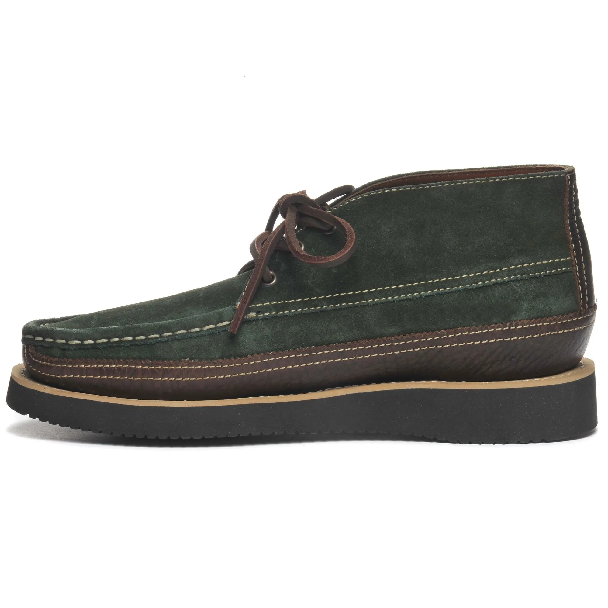 MIWAK SUEDE CANOE MOC - Moc - Mid Cut - Man - DK BROWN-DK MILITARY sold by Sebago product image thumbnail 3