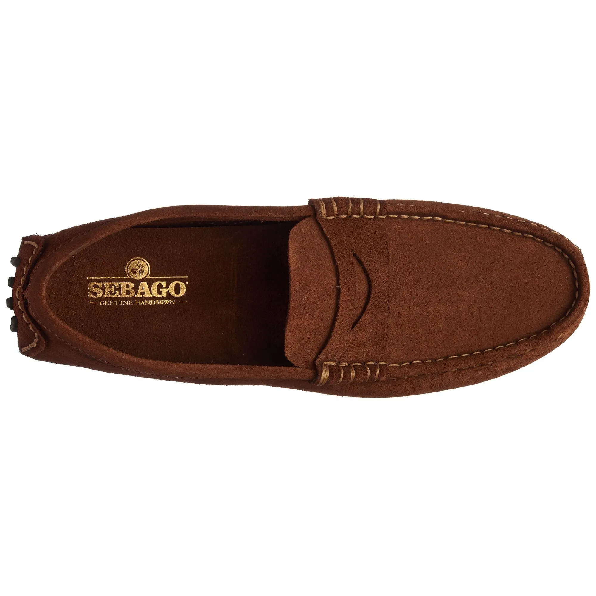RUSSEL SUEDE - Moc - Slip On - Man - DK BROWN sold by Sebago product image thumbnail 4