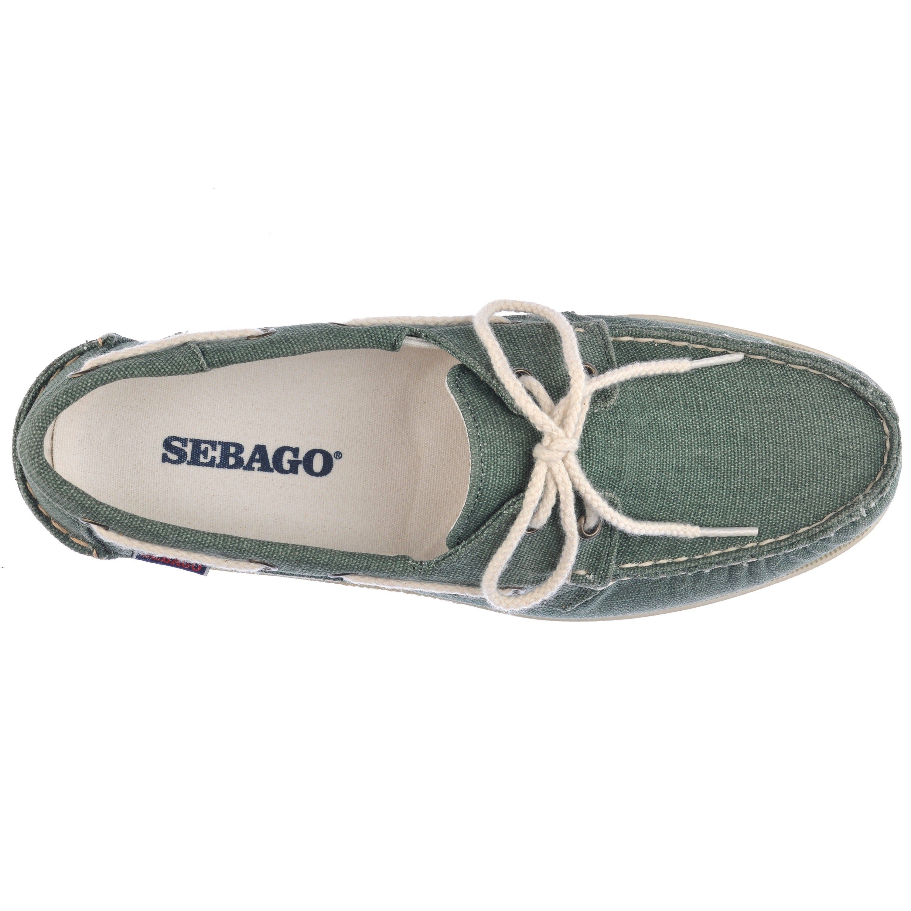 Portland Washed Canvas - Green Military sold by Sebago product image thumbnail 2