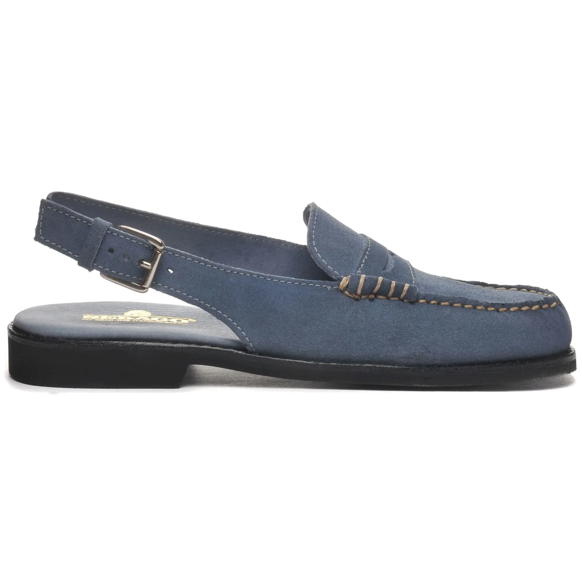 DAN SANDAL FLESH OUT PO WOMAN - Moc - Moccasin - Woman - LT BLUE sold by Sebago