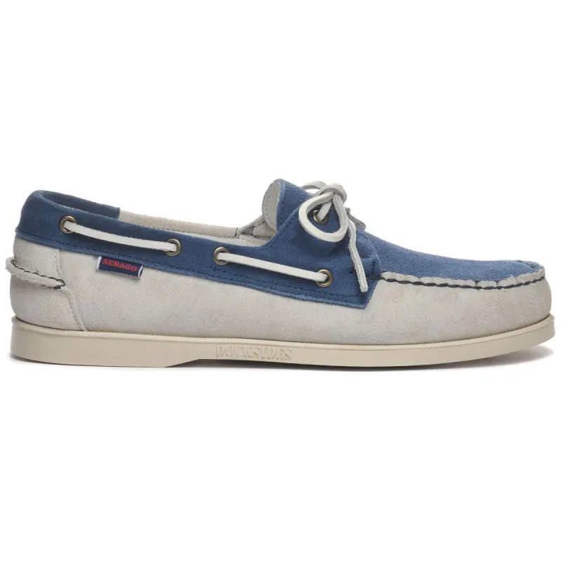 PORTLAND JIB FLAGS - Docksides - Mocassin - Man - BLUE-OFFWHITE sold by Sebago
