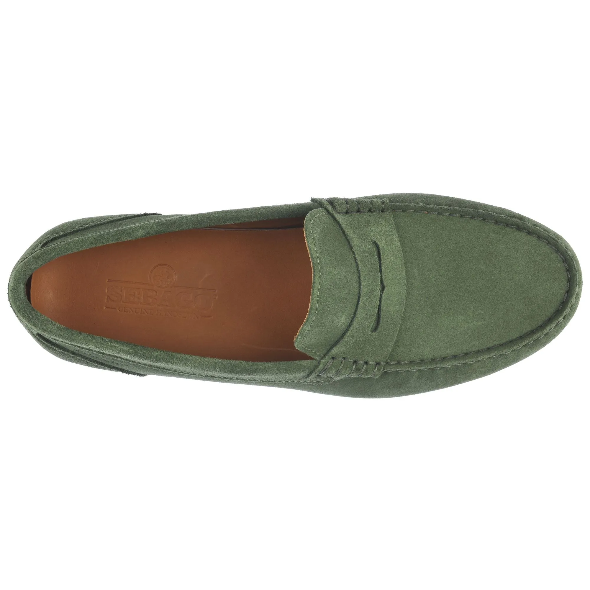 BYRON SUEDE - Moc - Moccasin - Man - GREEN FLORA sold by Sebago product image thumbnail 4