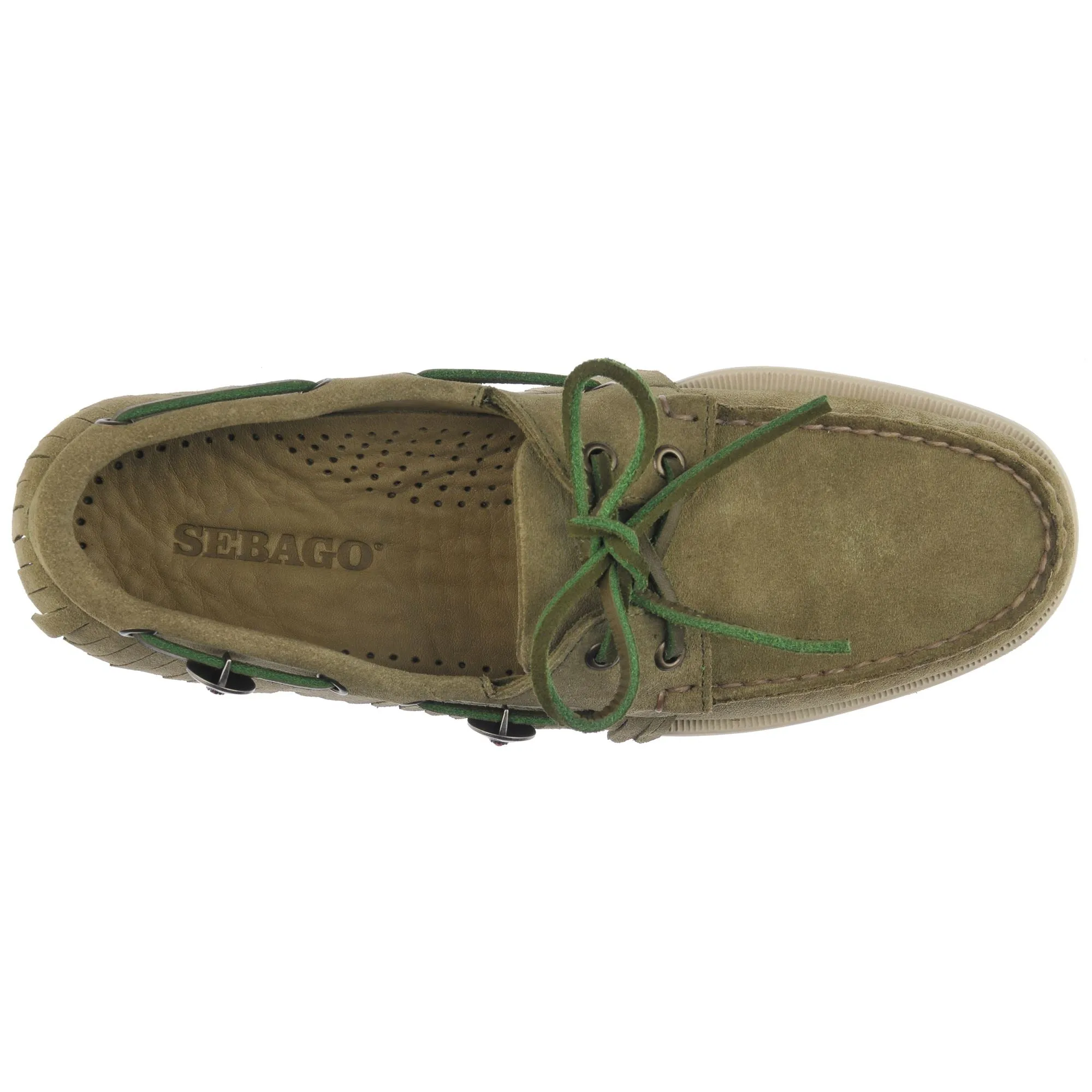 PORTLAND FRINGES - Docksides - Mocassin - Man - GREEN MILITARY sold by Sebago product image thumbnail 4