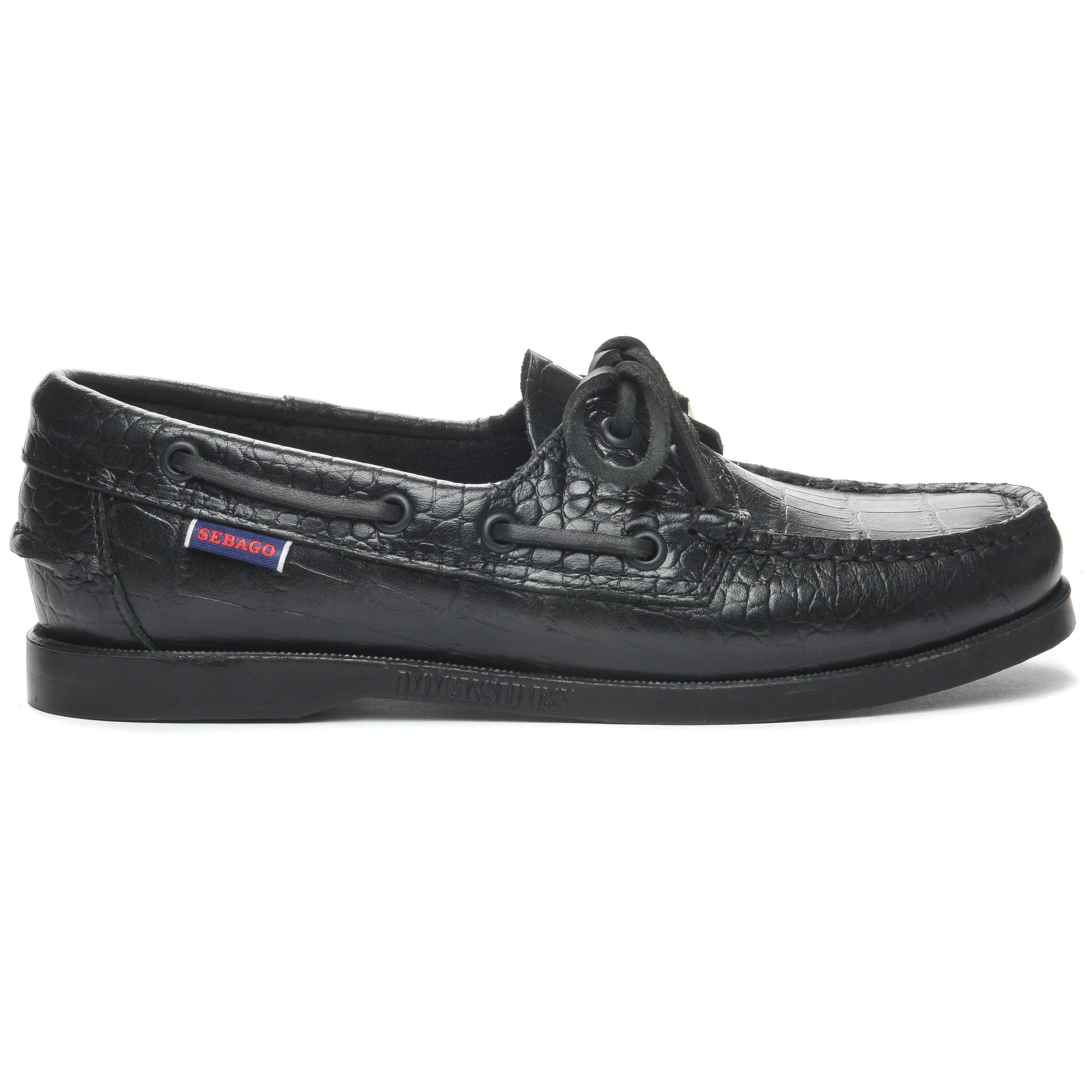 Portland Exotic Woman - Croc Black sold by Sebago