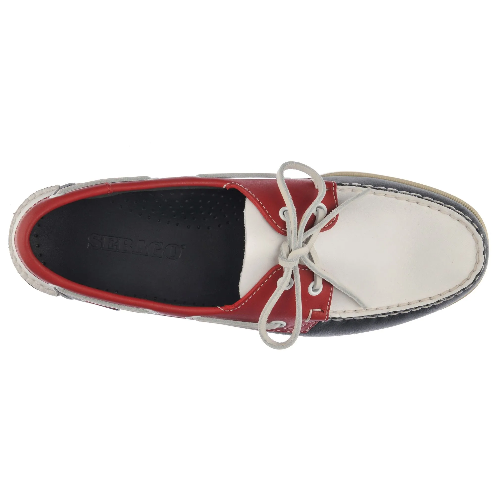PORTLAND SPINNAKER - Docksides - Mocassin - Man - NAVY-RED-WHITE sold by Sebago product image thumbnail 4