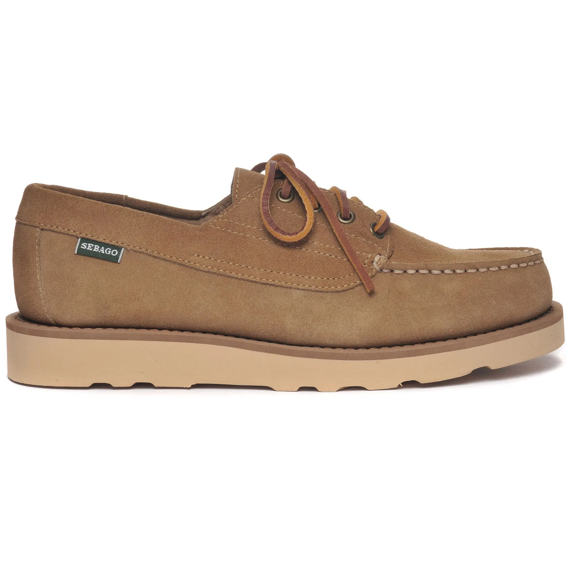 ASKOOKFIELD SUEDE - Moc - Low Cut - Man - BEIGE CAMEL sold by Sebago