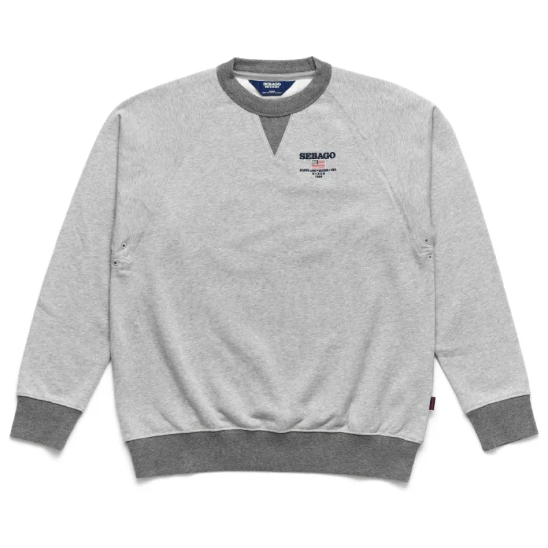 BOW LT. EMBY - Fleece - Jumper - Man - GREY MD MEL sold by Sebago