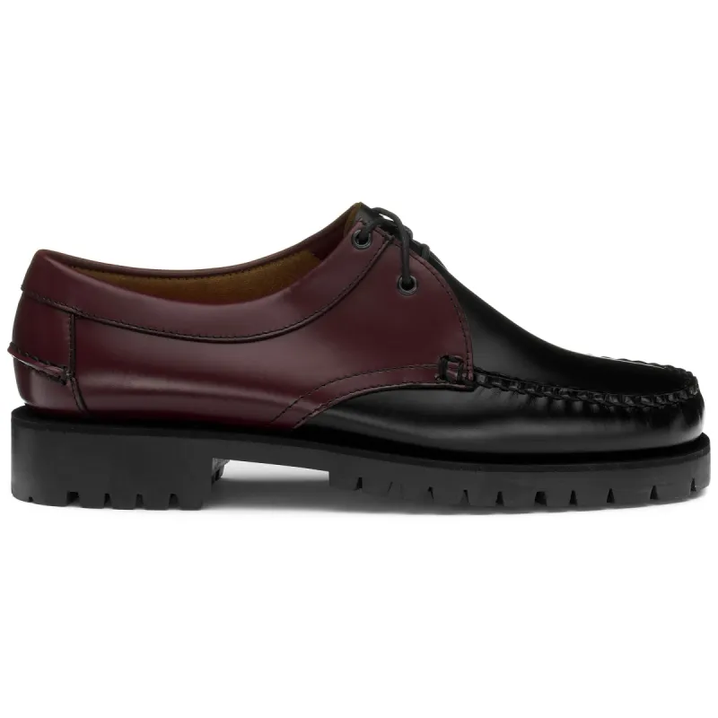 JAMES LUG BICOLOR - Moc - Moccasin - Man - GARNET-BLACK sold by Sebago