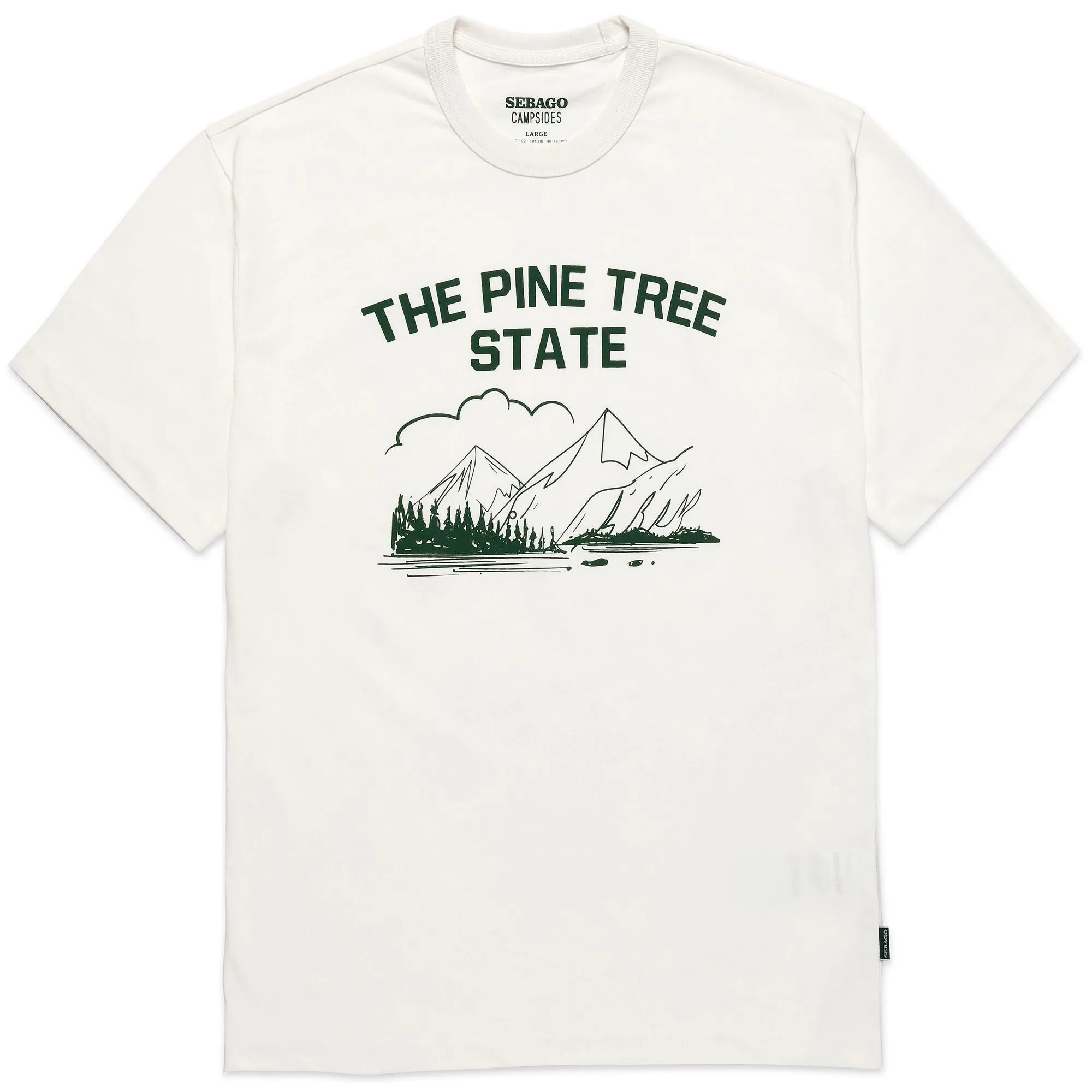 THEPINESTATE - T-ShirtsTop - T-Shirt - Man - WHITE NATURAL sold by Sebago