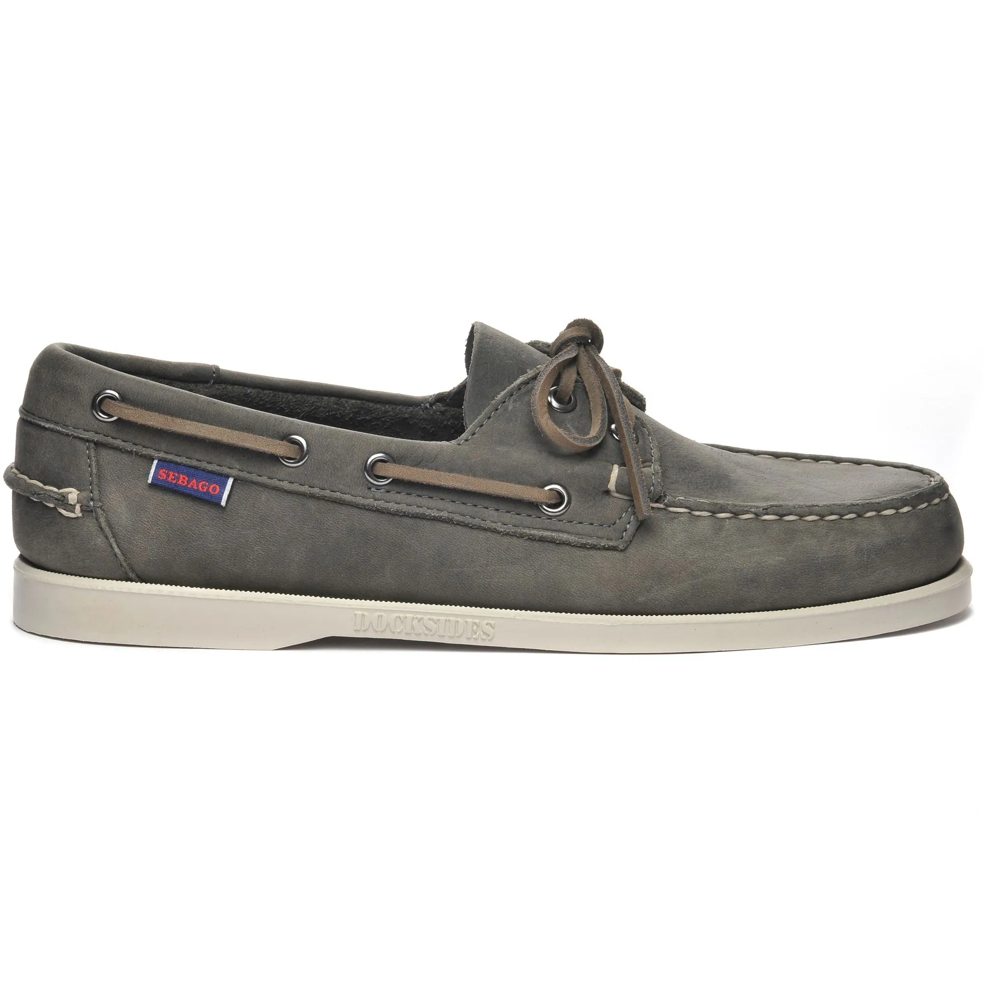 DOCKSIDES PORTLAND CRAZY H - Docksides - Mocassin - Man - DK GREY sold by Sebago