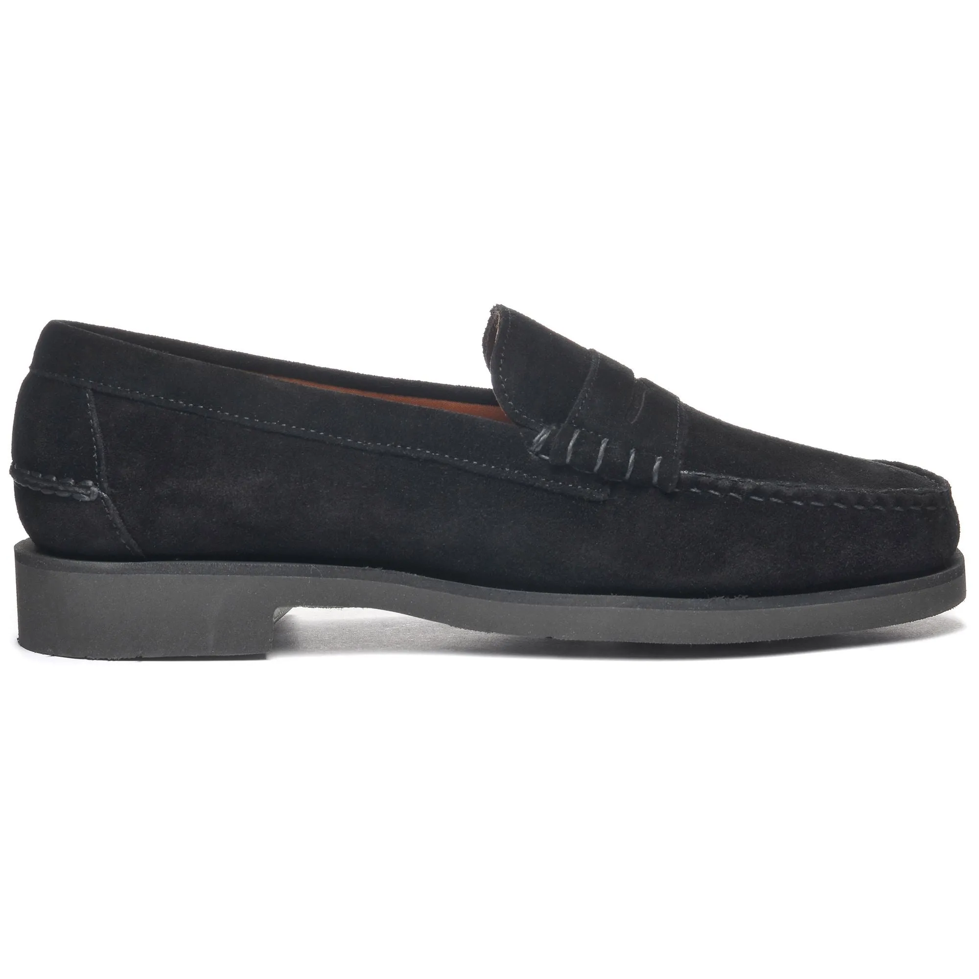 DAN SUEDE PO - Moc - Moccasin - Man - BLACK sold by Sebago