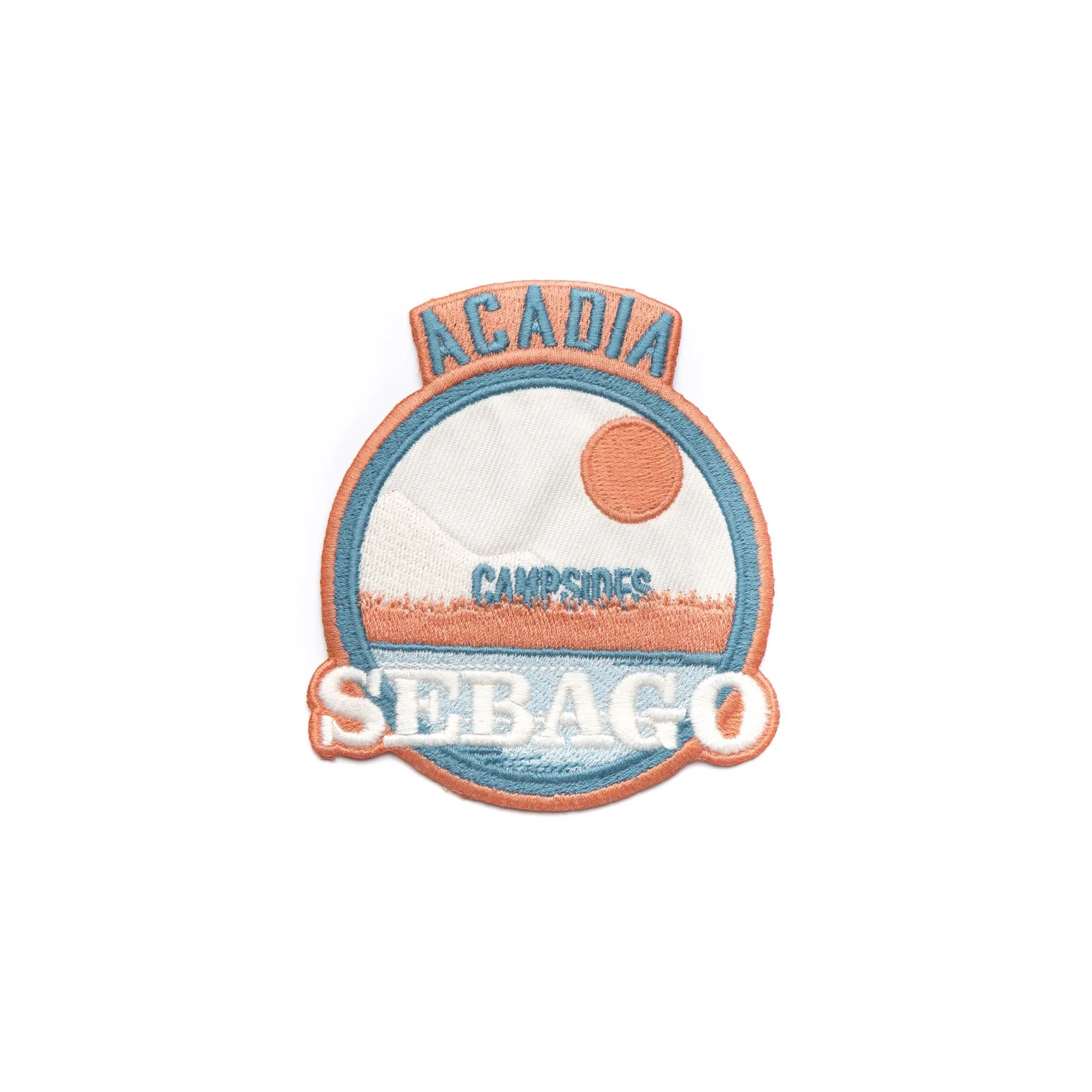 ACADIA CAMP - EXTERNAL DECORATION - PATCH - Unisex - OFF WHITE-ORANGE-BLUE sold by Sebago