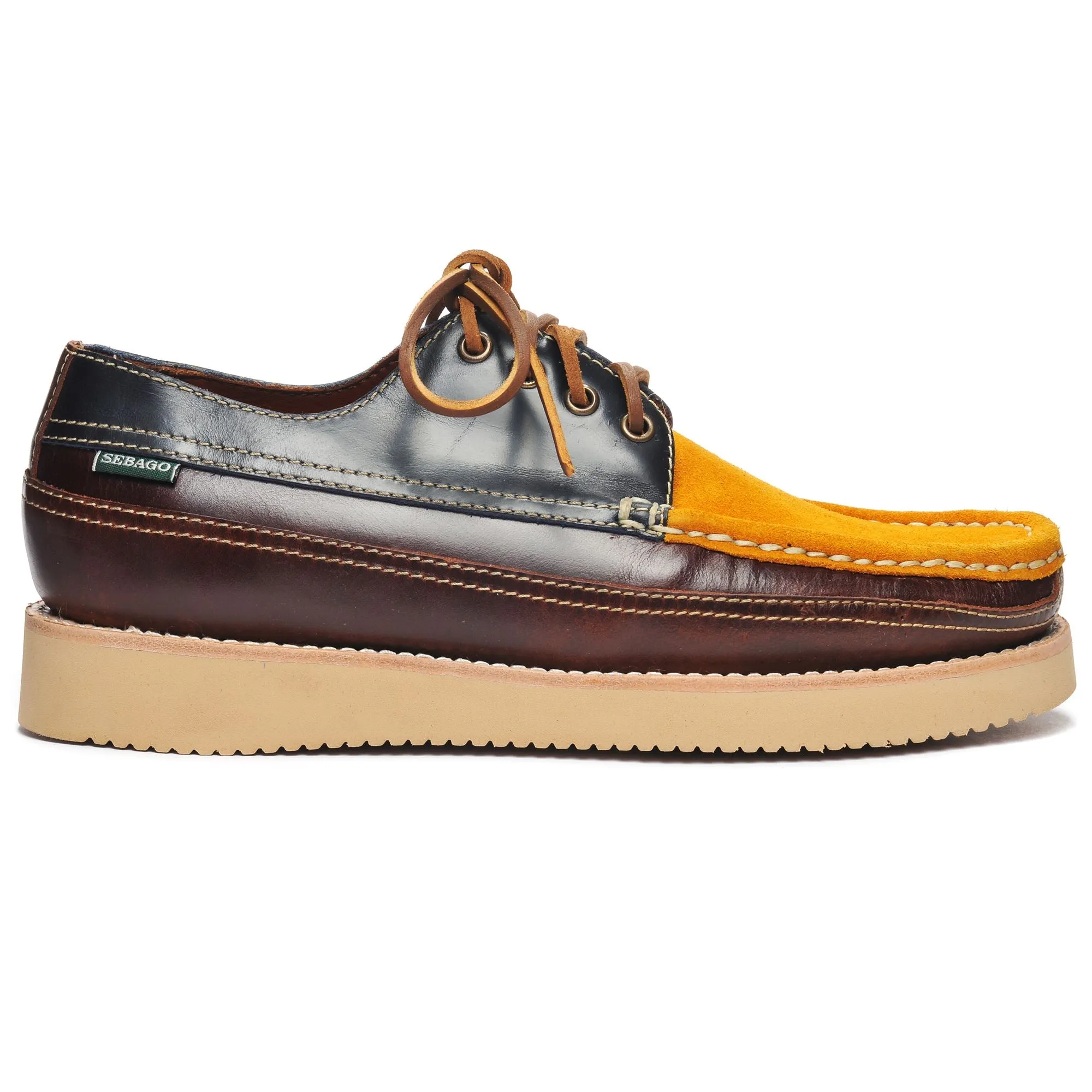 MAKWA - Moc - Moccasin - Man - BROWN- BROWN TAN- YELLOW MIMOSA- BLUE NAVY sold by Sebago