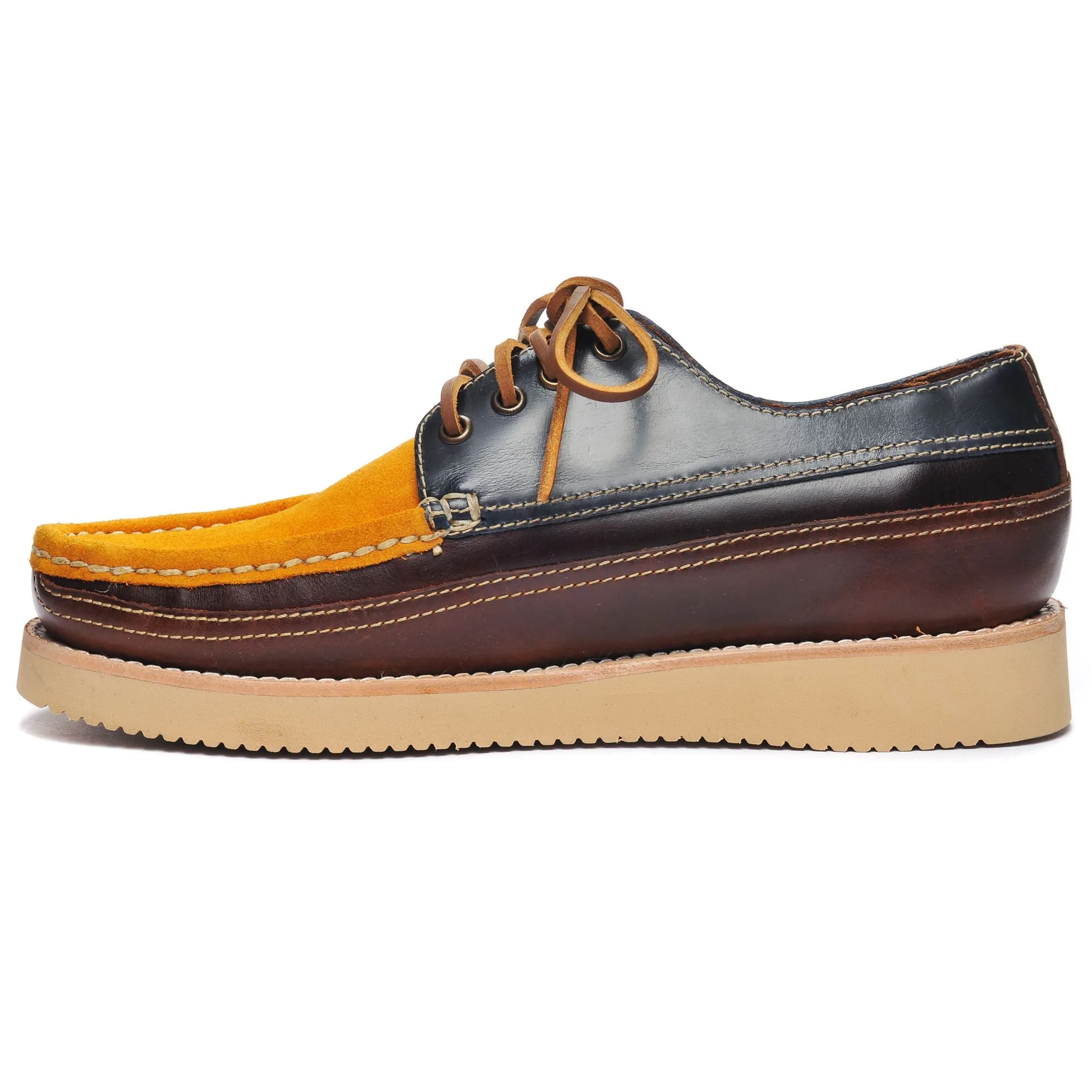 MAKWA - Moc - Moccasin - Man - BROWN- BROWN TAN- YELLOW MIMOSA- BLUE NAVY sold by Sebago product image thumbnail 3