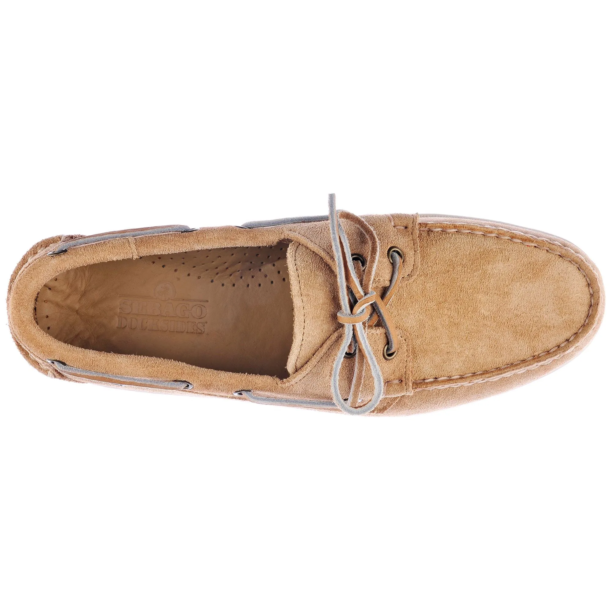 DOCKSIDES PORTLAND SUEDE WOMAN - Docksides - Mocassin - Woman - BEIGE CAMEL sold by Sebago product image thumbnail 3