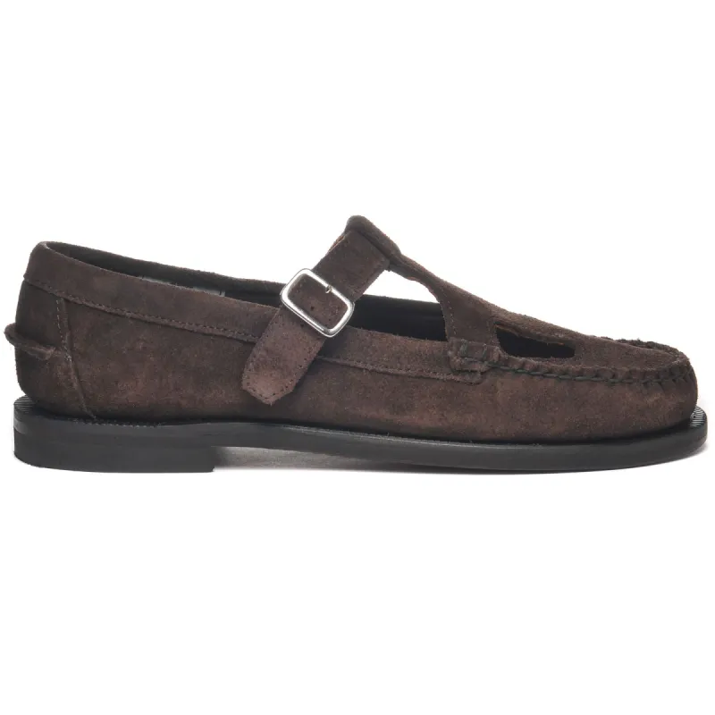 ANGELINA FLESHOUT WOMAN - Moc - Moccasin - Woman - DK BROWN made by Sebago