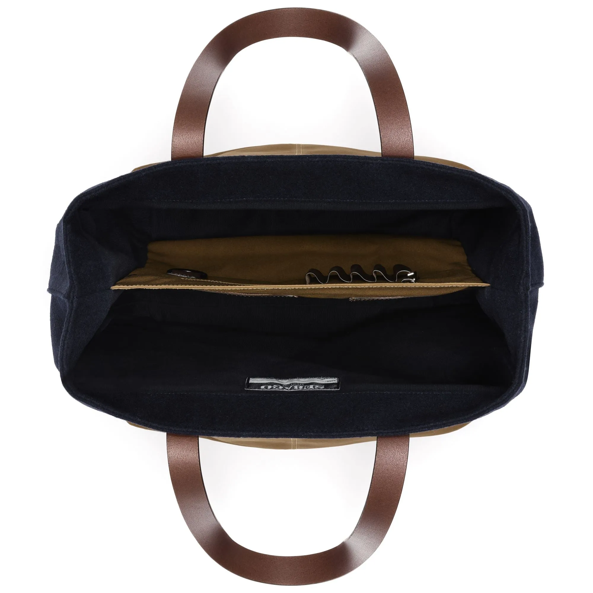 PEMAQUID WOOL - Bags - Brief Case - Unisex - BROWN-BLUE sold by Sebago product image thumbnail 3