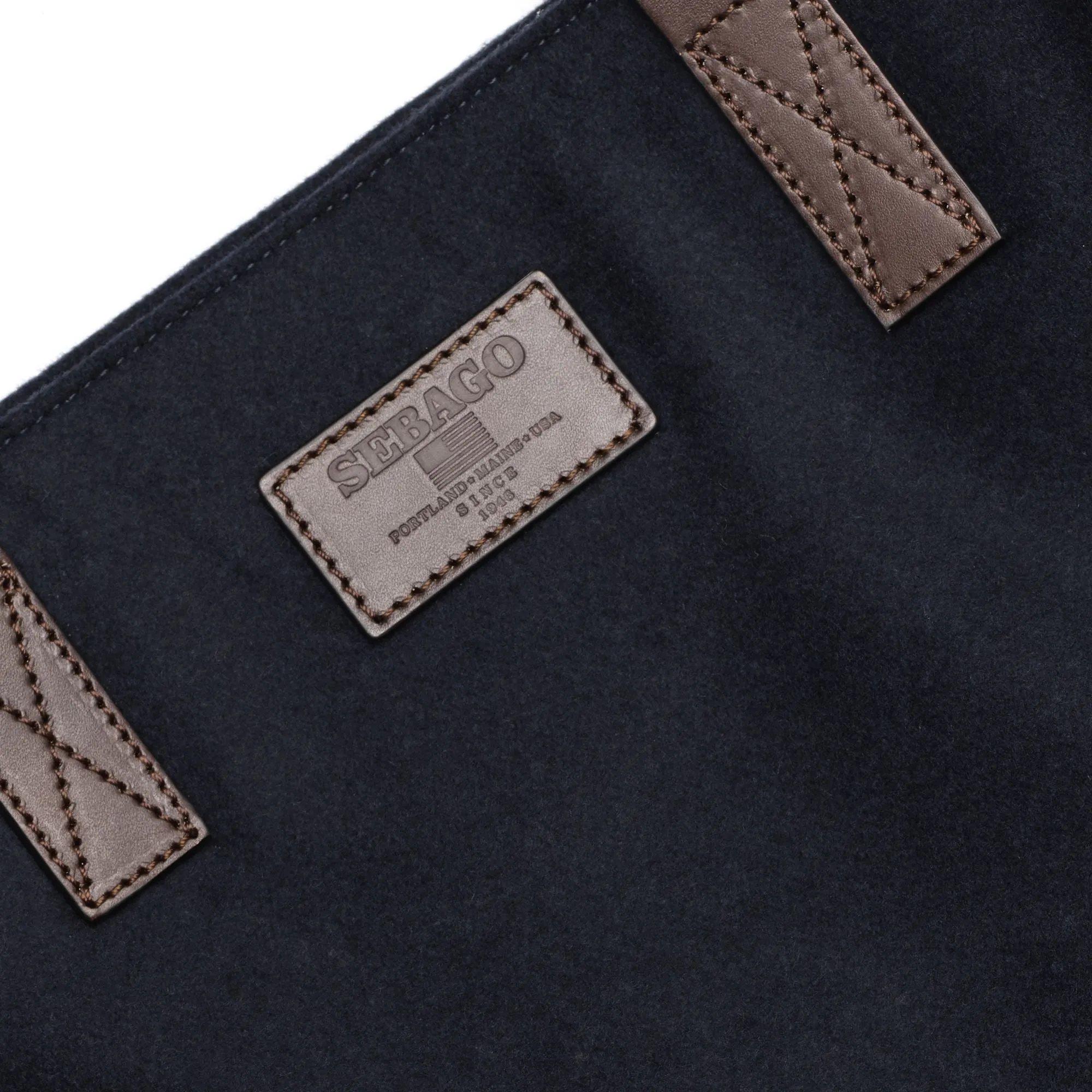 PEMAQUID WOOL - Bags - Brief Case - Unisex - BROWN-BLUE sold by Sebago product image thumbnail 4