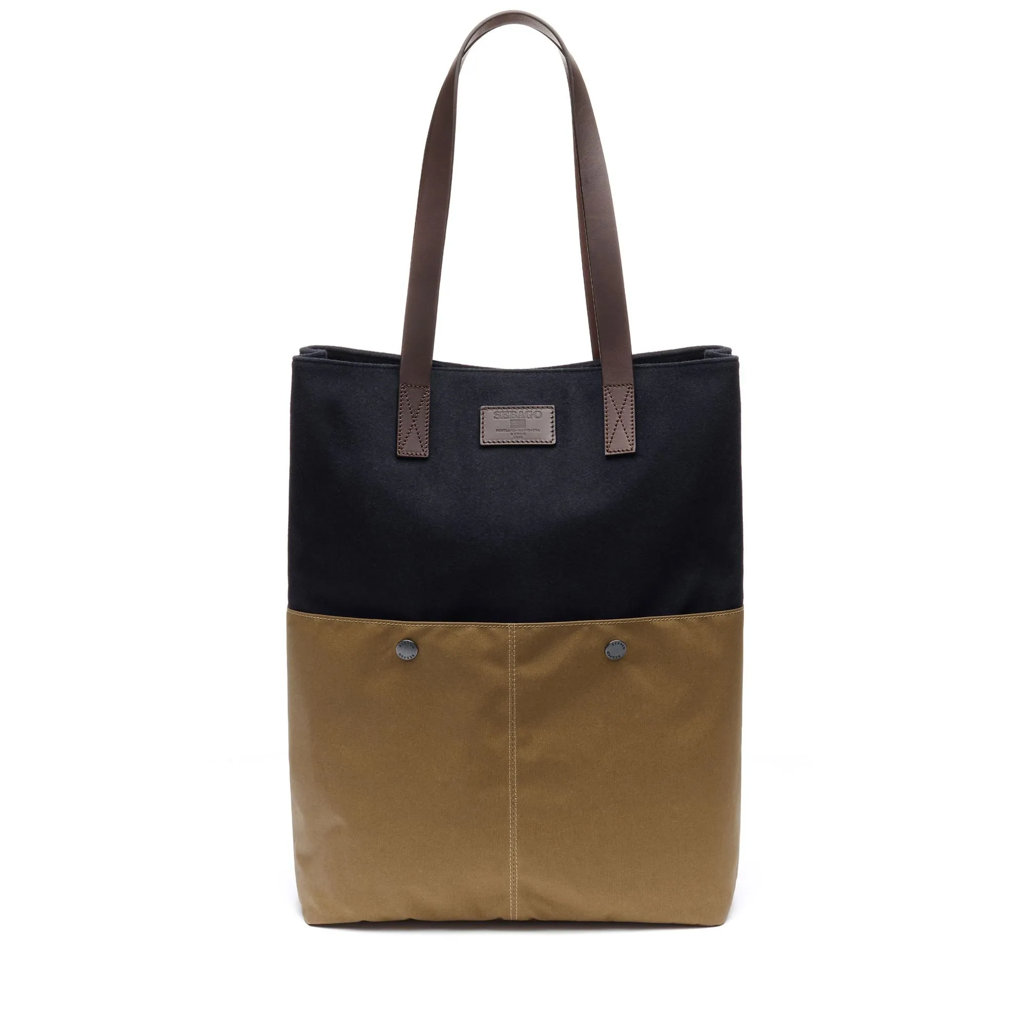 PEMAQUID WOOL - Bags - Brief Case - Unisex - BROWN-BLUE sold by Sebago