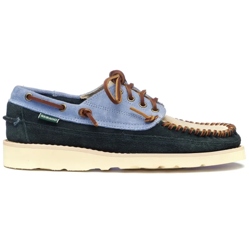 CAYUGA - Moc - Moccasin - Man - BLUE NAVY- LT BLUE- PAPYRUS sold by Sebago
