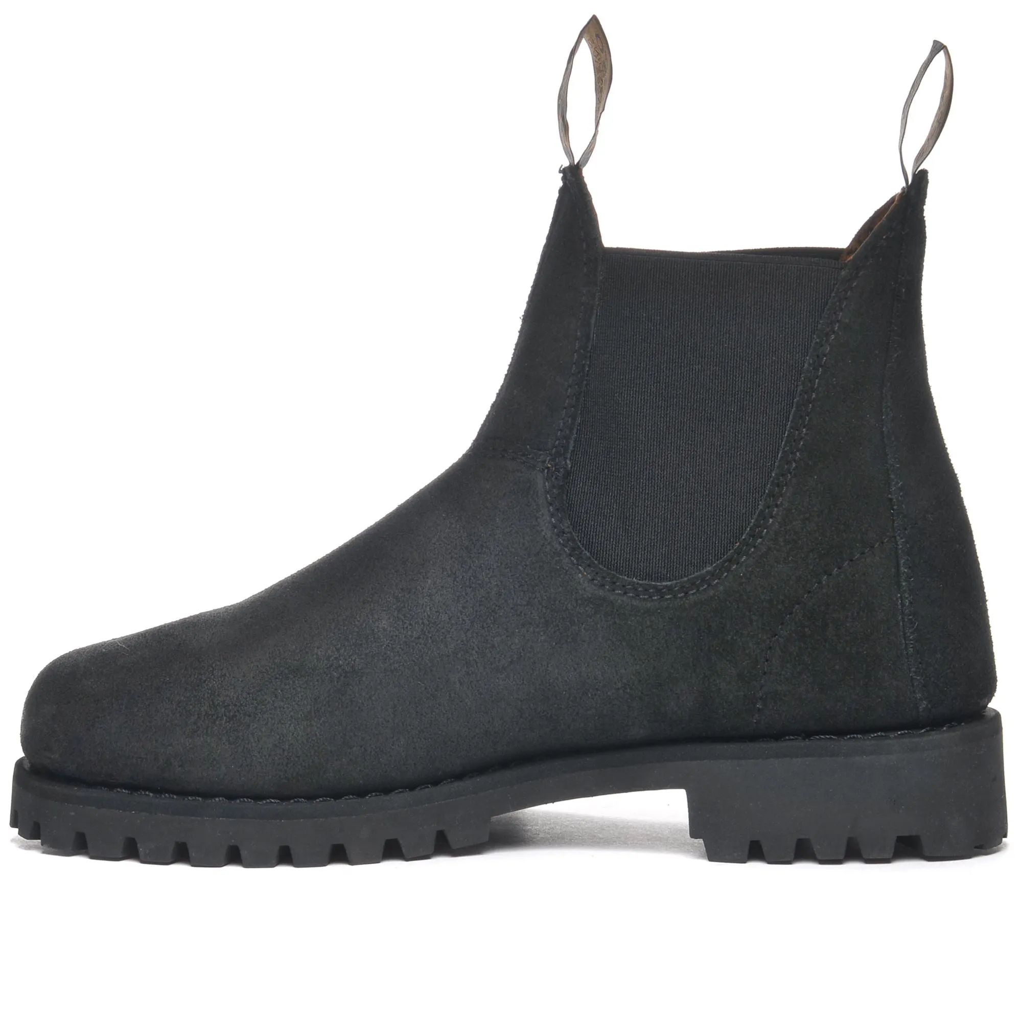 YANSA LUG SUEDE WAXY WOMAN - Ankle Boots - Mid Cut - Woman - TOTAL BLACK sold by Sebago product image thumbnail 3