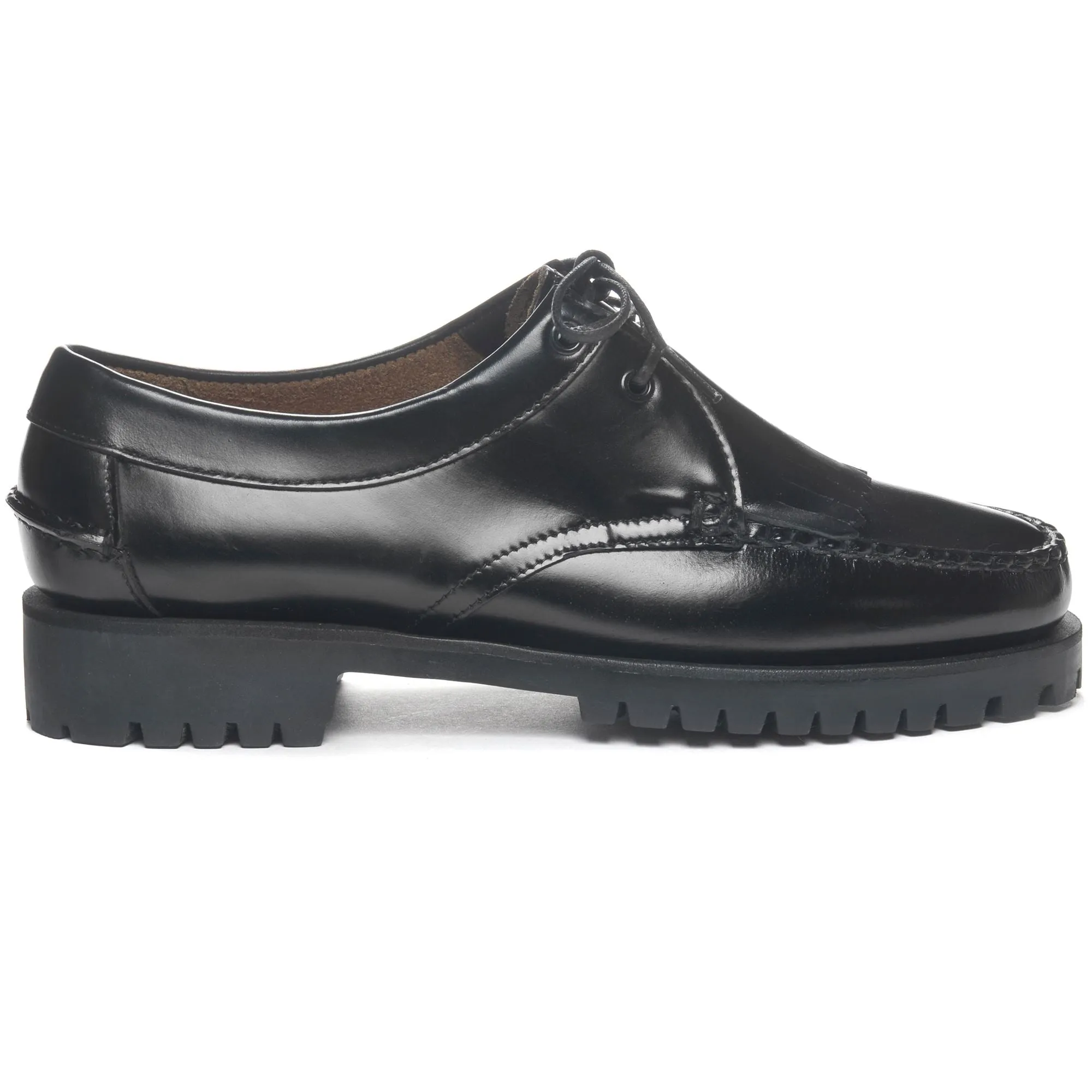 JAMES FRINGE LUG WOMAN - Moc - Moccasin - Woman - BLACK sold by Sebago