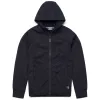 CREW FZ HOODIE - Fleece - Jacket - Unisex - BLUE MARINE sold by Sebago
