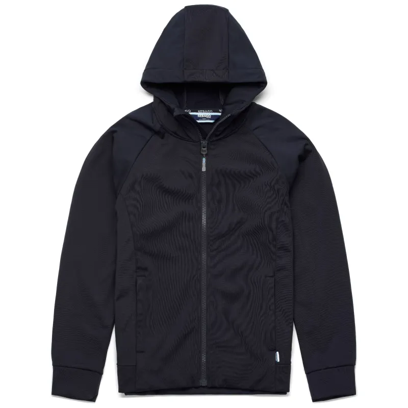 CREW FZ HOODIE - Fleece - Jacket - Unisex - BLUE MARINE sold by Sebago