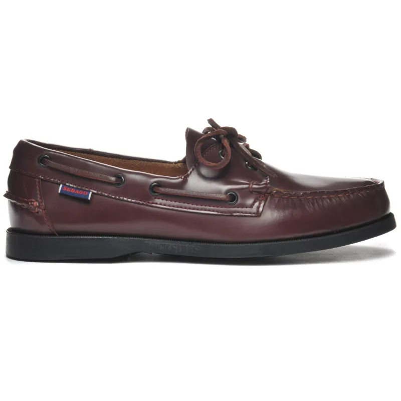 DOCKSIDES PORTLAND MOC SOFT - Docksides - Mocassin - Man - GARNET-BLACK sold by Sebago