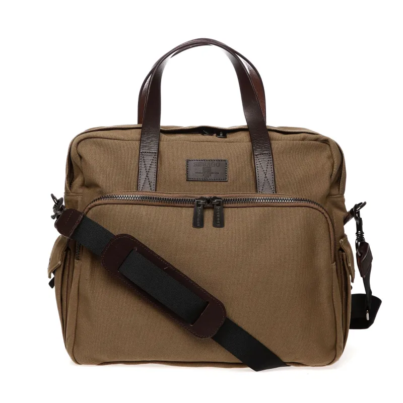 FLAGSTAFF - Bags - Brief Case - Unisex - BROWN-BEIGE sold by Sebago